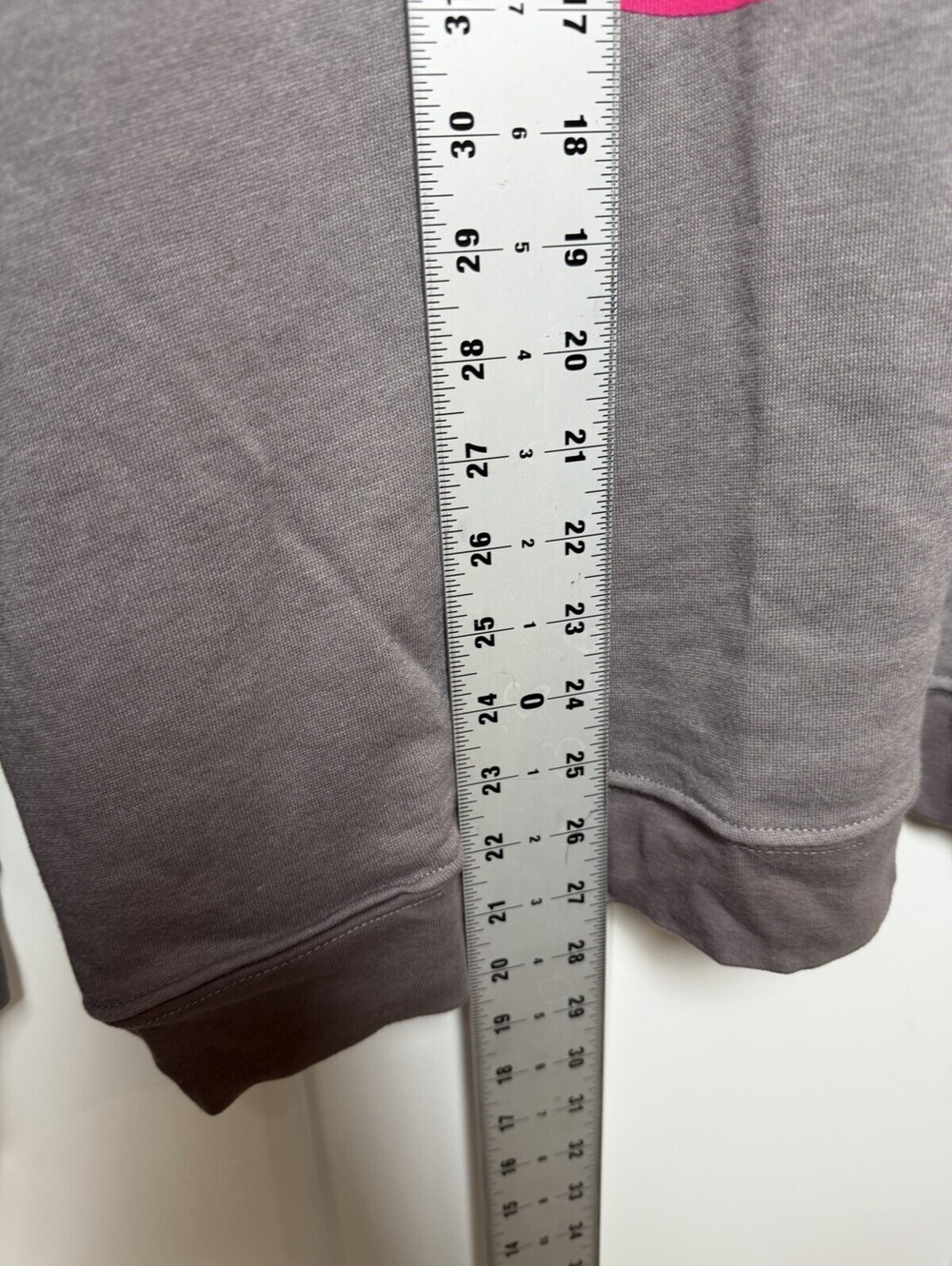 Natural Life Sweatshirt Women M Gray Rainbow Daisy Smiley Boho Pocket NWOT - Picture 6 of 10